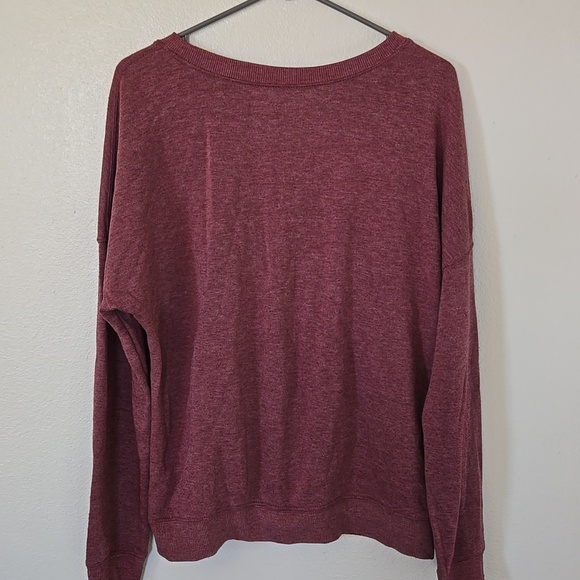 "Blessed" Maroon Sweatshirt Size Large - Picture 3 of 5